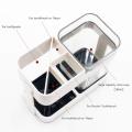 1pcs-Toothbrush Box Holder 1 Cup Bathroom Storage Toilet Two Removable Toothbrush Box Seat.