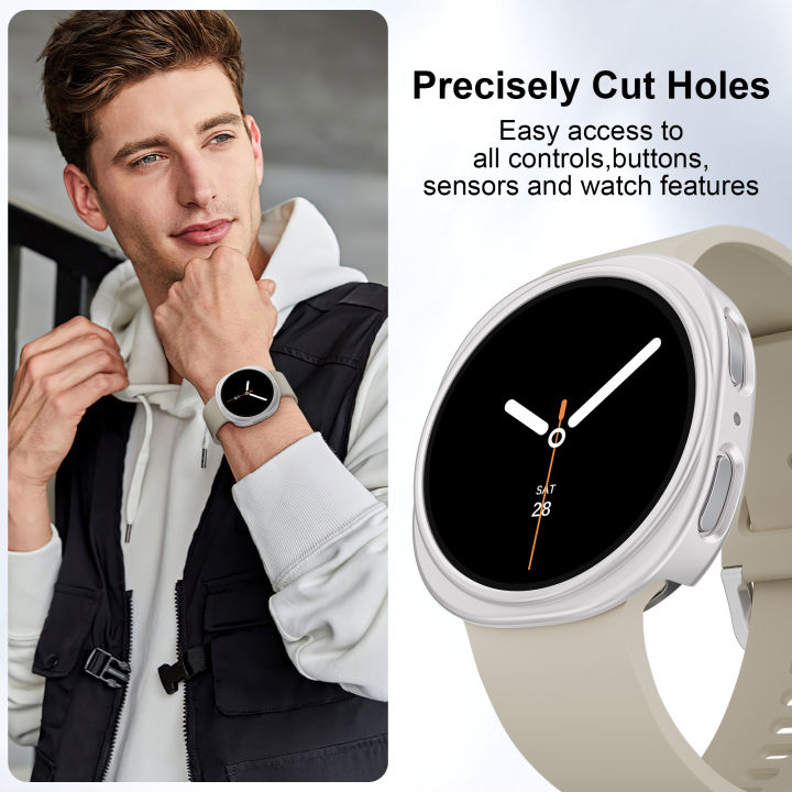 Cover%20For%20Samsung%20Galaxy%20watch%208%20Case%208%20classic%2046mm%2040mm%2044mm%20Screen%20Protector%20PC%20Hollow%20Bumper%20shell%20Galaxy%20watch%208%20Protective%20-%20Image%206