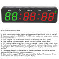 Fitness Digital Timer Stopwatch Portable Gym Timer Clock Rechargeable Countdown and Count Up Magnetic for Boxing. 