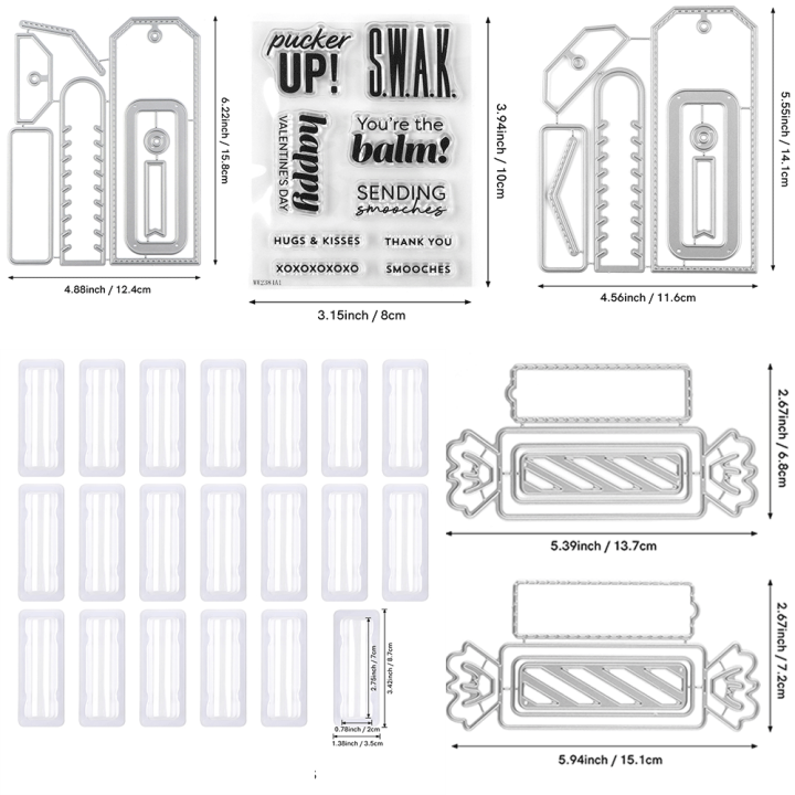 Plastic%20Clear%20Rectangle%20Domes%20Coordinating%20Cutting%20Dies%20Self-Adhesive%20Lip%20Balm%20Pouches%20Money%20Holder%20for%20DIY%20Craft%20Gift%20Cards%20-%20Image%204