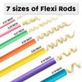 Heatless Hair Rollers Set Flexible Curling Rods Hair Twist Rods Hair Curlers No Heat Hair Rods Rollers Curly Hair Styling Tools.