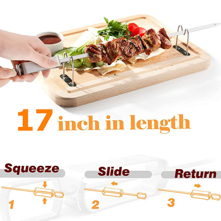 LMETJMA%2017inch%20Kabob%20Skewers%20for%20Grilling%20Stainless%20Steel%20Flat%20BBQ%20Skewers%20with%20Quick%20Release%20Metal%20Sliding%20Handle%20JT45%20-%20Image%203