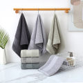A Set of 5 Thick Absorbent Cotton Towels, Quick-Drying and Soft Face Towels, Pure Cotton, Suitable for Home Bathing.. 