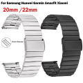 20mm 22mm Stainless Steel Strap for Samsung Galaxy Watch 7/6/5/4 40mm 44mm 4 6 Classic Metal Band Bracelet Huawei GT4 GT3 GT2E. 