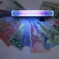 credit card check ticket passport ID card ballot Paper Inspection with torch UV light Currency Detecting 2 in 1Money Detector. 