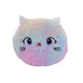 Kids Plush Cat Crossbody Bag - Cute Coin Purse for Elementary Students, Creative Cartoon for Birthday & Christmas.
