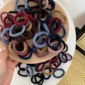 50PCS/Set New Women Girls Candy Colors Nylon Basic Scrunchie Hair Tie Ponytail Hold Hair  Bands Fashion Hair Accessories. 