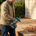 Cordless Portable Hair Dryer Blower For Makita 18V Li-ion 3-Speed Handheld Leaf Blower with USB Charging Port for Home Cleaning. 