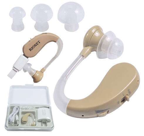 Digital Hearing Aid High Range BTE Rechargeable Hearing Aid Rionet Rechargeable