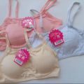 1Pcs Cotton Baby Girl Bras Solid Colour Young Girls. 