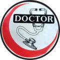 1 pc doctor sticker for car front screen transperent inside screen sticker. 