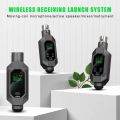 LEUS N2 UHF Wireless Microphone Converter XLR Transmitter and Receiver Microphone Wireless System for Dynamic Microphone. 