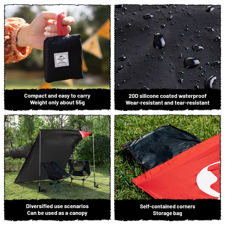 NatureHike%20Waterproof%20Picnic%20Mat%20Pad%20Camping%20Mat%20Foldable%20Sleeping%20Mattress%20Aluminum%20Foil%20EVA%20Outdoor%20Sports%20Moisture%20Proof%20Mat%20-%20Image%203