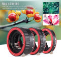 Aento Andoer Auto Focus AF Macro Extension Tube Adapter Ring for Canon EOS EF EF-S Mount Lens Replacement for Canon 60D 7D 5D II 550D. 