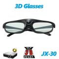 1/2PCS JX-30 DLP-LINK 3D Glasses Active Shutter 96-144HZ Supports BenQ Acer X118H P1502 X1123H Optoma JmGo V8 XGIMI Projectors. 