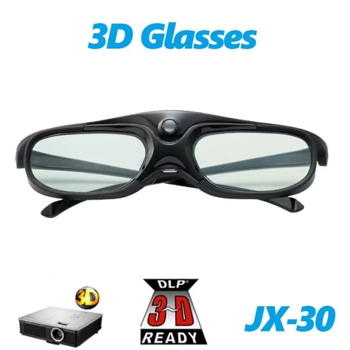 1/2PCS%20JX-30%20DLP-LINK%203D%20Glasses%20Active%20Shutter%2096-144HZ%20Supports%20BenQ%20Acer%20X118H%20P1502%20X1123H%20Optoma%20JmGo%20V8%20XGIMI%20Projectors%20-%20Image%207