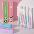 HaoNiu Children's  Soft Hair Toothbrush 3-12 Years Old Cartoon Panda Toothbrush. 