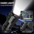 New Ultra Powerful Flashlight 3 Core LED Mini  Flashlight USB Rechargeable High Power LED  With Magnet Hand Lamp. 