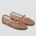 Mesh Summer Ballet Flats Shoes Women Buckle Strap Breathable 2025 New Flats Shoes Ladies Black Mary Janes Footwear Loafers. 
