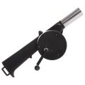 Portable Hand Crank Fan Air Blower Manual BBQ Grill Fire Starter Flame Exciter Cooking Tool for Barbecue Picnic Camping BBQ Tool. 