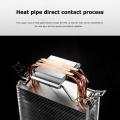 Jonsbo CR1200 CPU Cooler 2 Heat Pipe Tower RGB Colorful Light Effect 9cm Fan For LGA115X 775 AM4. 