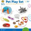 Melissa & Doug Examine and Treat Pet Vet Play Set - Kids Veterinary Play Set, Kids Pet Haircut Play Set, STEAM Toy, Pretend Play. 