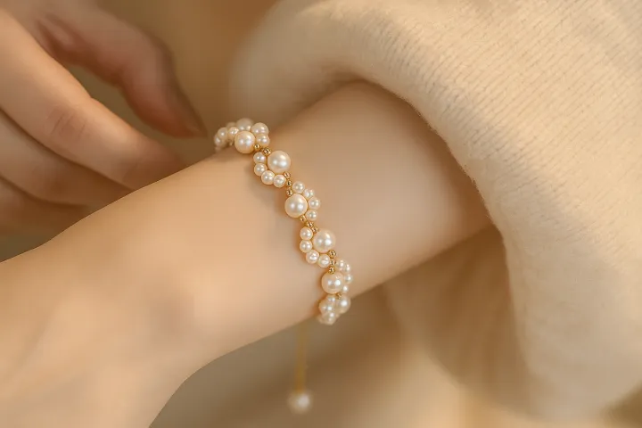 Elegant%20Cat's%20Paw%20Pearl%20Beaded%20Bracelet%20for%20Girls%20&%20Women%20Fashion%20Jewelry%20Cute%20Charm%20Bracelet%20-%20Image%203
