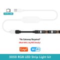Wifi/Zigbee Tuya USB Led Lights RGB led Strip DC5V 5050 Smart Led TV Back Lighting For Alexa  Home Automation Smart Life lightify. 