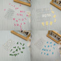 2024 New English Words Alphabet Craft Metal Cutting Dies Greeting Card Series Scrapbook Paper Knife Mould Blade Punch Stencils. 
