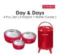 Hotpot set 4pc Stainless steel Day and days dynasty. 