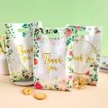 10/20/50Pcs Thank You Gift Bags Plastic Candy Cookie Packaging Bag for Wedding Birthday Party Favors Small Business Supplies.