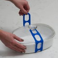 54cm Reusable Lid Strap Silicone Elastic Band Universal Pot Lid  Holder for Lunch Box Strap Elastic Band Outdoor Tableware Tool. 