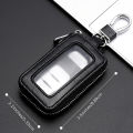 Car Key Fob Case Leather Car Smart Key fob Holder Car Remote Keychain Bag Universal.