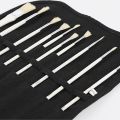 Painting Brushes Canvas Storage Bag, 22 Slots Watercolour and Gouache Brushes Calligraphy Brushes Storage Bag, Roll up Pen Bag.