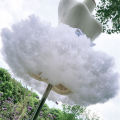 Women Flower Style Lolita Petticoats Crinoline Inner Bustle Cosplay Tutu Puffy Cancan Skirt Under Wedding Dresses.