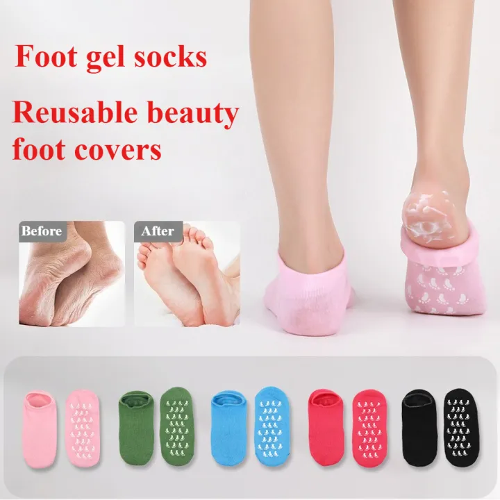 Moisturizing%20Foot%20Socks,Silicone%20Socks%20for%20Dry%20Cracked%20Feet%20Women's%20Foot%20Socks%20for%20Moisturizing,Featuring%20Massage%20-%20Image%202