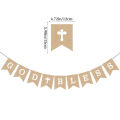 God Bless Banner First Communion Banner Kit, Baptism Decorations for Boys Girls, First Communion Confirmation Decorations. 