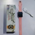 T800 Watch 8 Ultra 1.99 inch Infinity Display Series 8 Full Touch Screen Bluetooth Call Pink Color Wireless Charging Smartwatch. 
