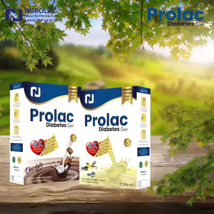 Prolac Diabetes Care Nutritional Supplement Powder for Adult chocolate flavor 200gm-