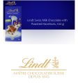 Lindt Swiss Classic Milk Chocolate With Hazelnut Bar 100 Gram (Pack of 1/2/3/5). 