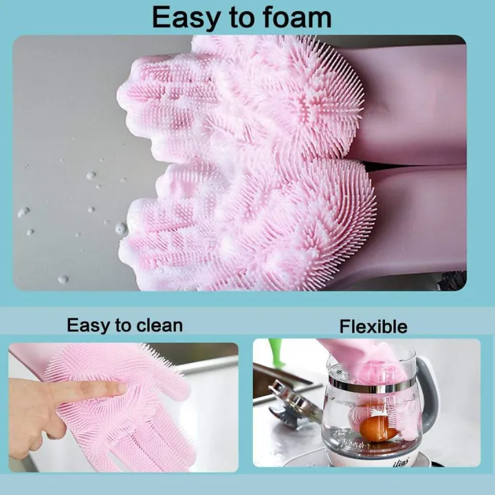 Silicone%20Dish%20Washing%20Kitchen%20Hand%20Gloves%201%20pairs%20(2%20pcs)%20-%20Image%207