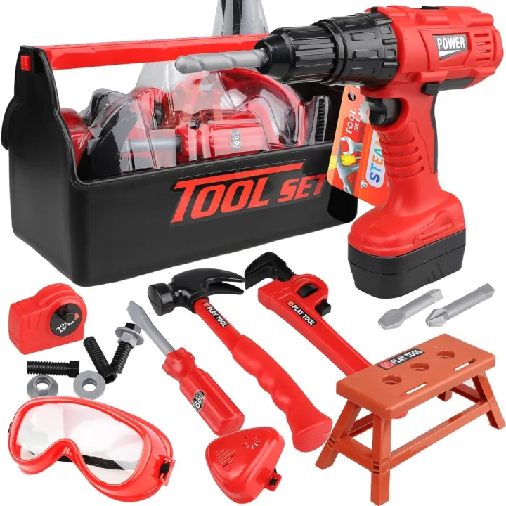 Children's%20Tool%20Set%20with%20Electric%20Toy%20Drill%20Kids%20Power%20Construction%20Toy%20Pretend%20Play%20Toy%20Tools%20Kit%20for%20Toddler%20Boys%20Girls%20Child%20-%20Image%202