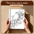 New Hot Selling A4 Plant Anatomy  Coloring Book, Easy Simple Graffiti Fill-in Notebook. 