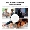 Tuya Zigbee Human Presence Detector 24G Radar PIR Motion Sensor Works with Alexa  Assistant Smart Home Security. 
