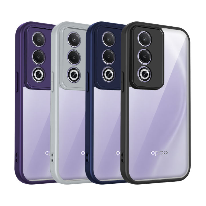 Oppo A3 5G Jap CPH2639 Case Air Cushion Shockproof Silicon Bumper Clear Matte Back Cover Hard Phone Case for Oppo A3 5G Jap 2025