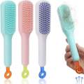 "Magic Self-Cleaning Hair Brush - One-Click Retractable Bristles, Anti-Static, Anti-Tangle, Scalable Massage Comb for All Hair Types" Hair Things | Fashion | Beauty Products | Beauty And Cosmetics | Home Accessories | Home Things | Hair Clips | Hair Comb|. 