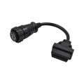 Truck OBD2 16pin Female OBD Extension Cable For SCANIA Truck 16 Pin Male OBD2 Connector Suitable Scanner Diagnostic Tool. 