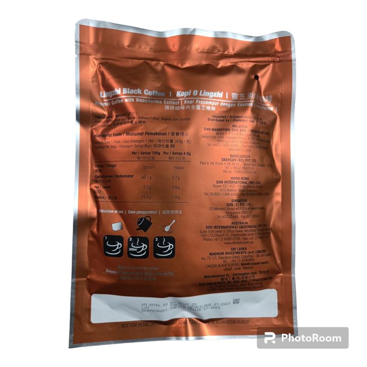 Lingzhi%20Black%20coffee%20Malaysian%20100%20gm%2020%20packet%20-%20Image%202