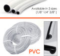 10-30m 1/8'' 1/4''  Panda PVC Hose 2-Layer Drip Irrigation Pipe Black Inside White Outside Garden Irrigation Pipe  Watering Hose. 