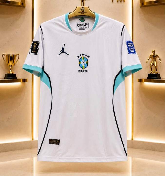 Brazil white jersey 2026 brazil white colour jersey